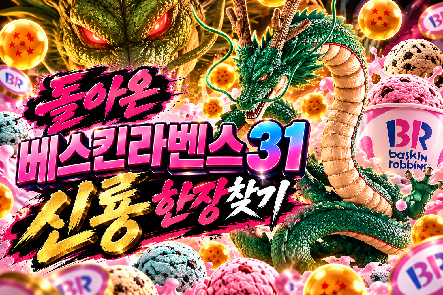  [한장찾기]베스킨라빈스 돌아온 신룡 31장